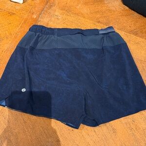 Lululemon Navy Blue Athletic Shorts